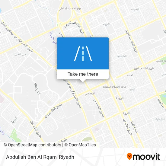 Abdullah Ben Al Rqam map