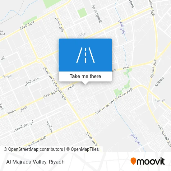 Al Majrada Valley map