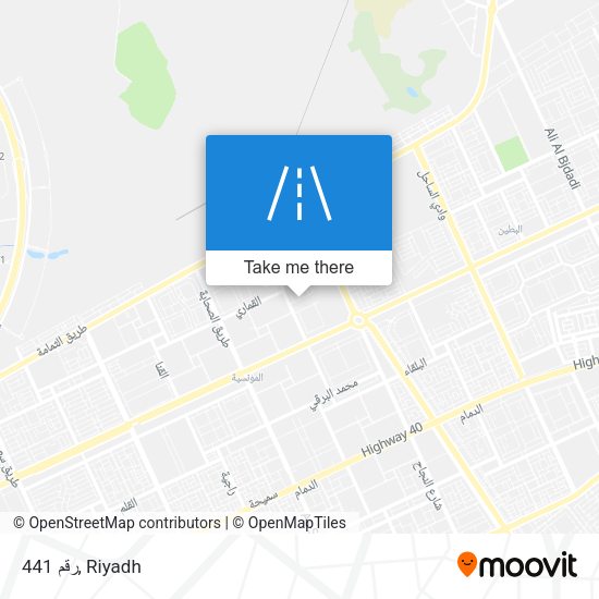 رقم 441 map