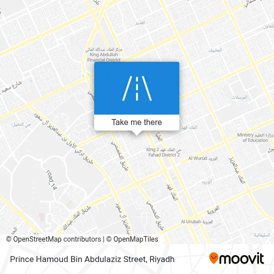Prince Hamoud Bin Abdulaziz Street map