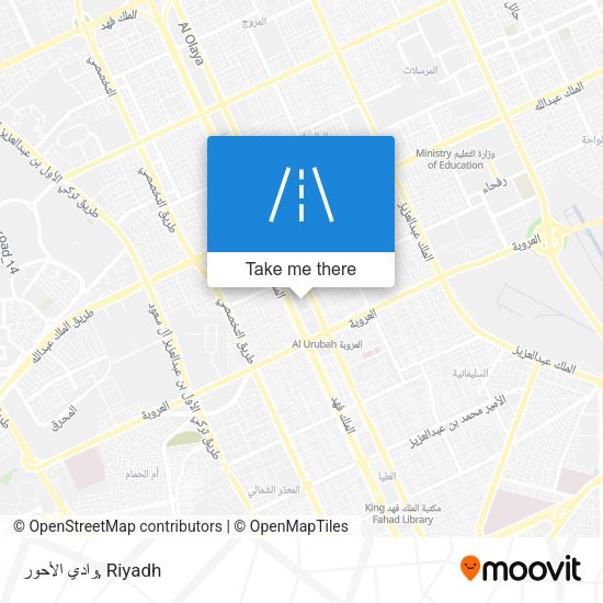 وادي الأحور map