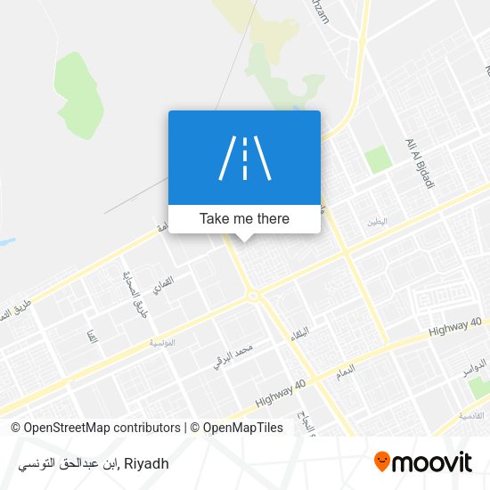 ابن عبدالحق التونسي map