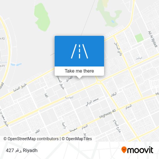 رقم 427 map