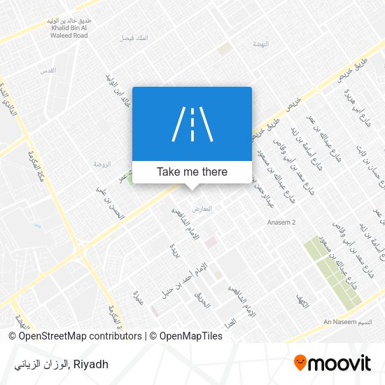 الوزان الزياني map