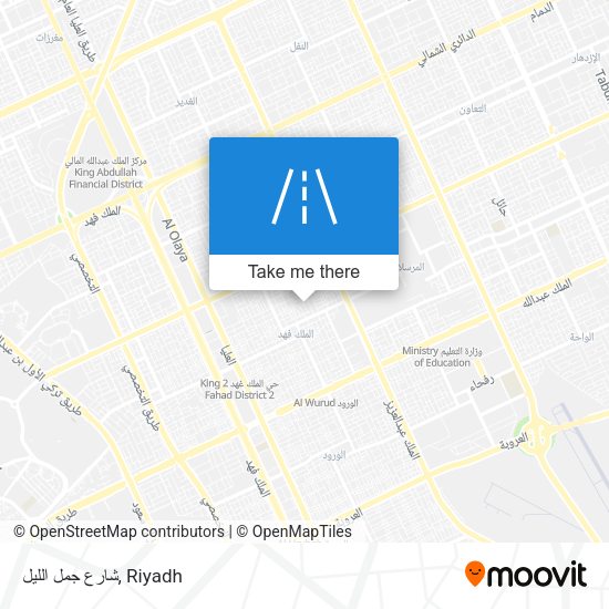 شارع جمل الليل map