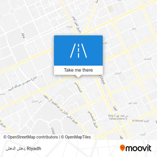 دهش الدهش map
