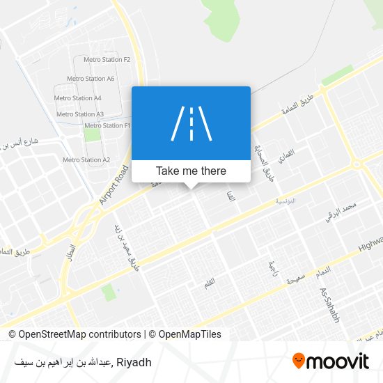 عبدالله بن إبراهيم بن سيف map