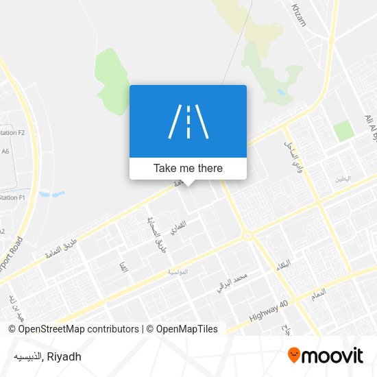 الذبيسيه map