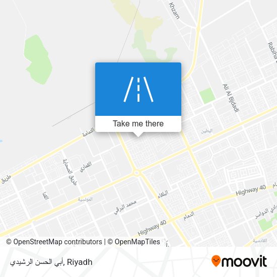 أبي الحسن الرشيدي map