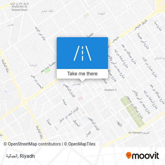 الجبالية map