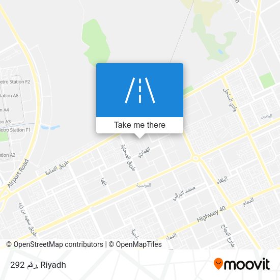 رقم 292 map