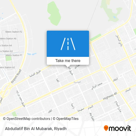 Abdullatif Bin Al Mubarak map