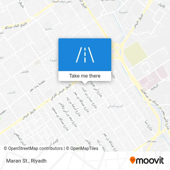 Maran St. map