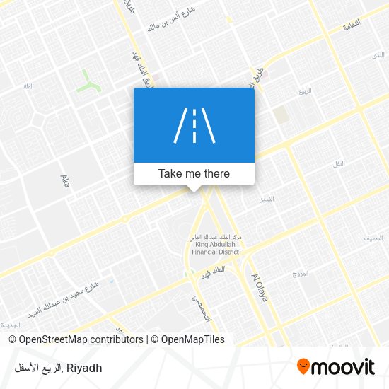 الريع الأسفل map