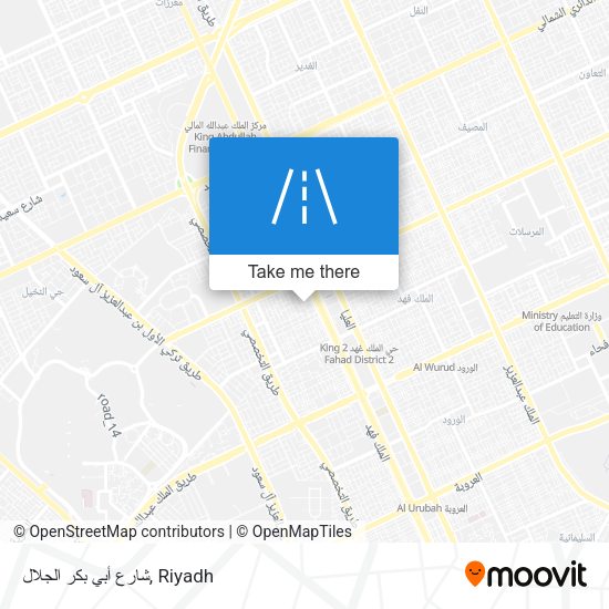 شارع أبي بكر الجلال map