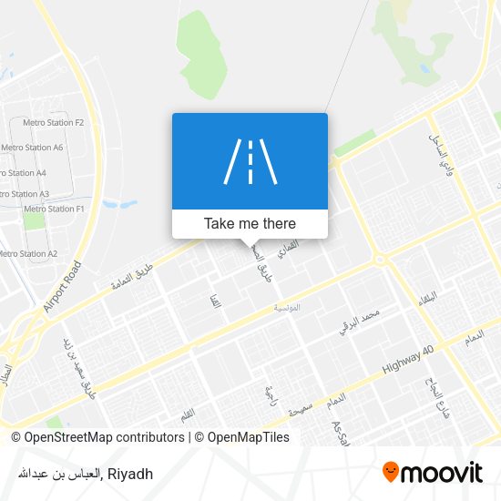 العباس بن عبدالله map