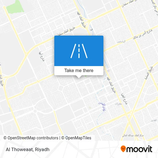 Al Thoweaat map