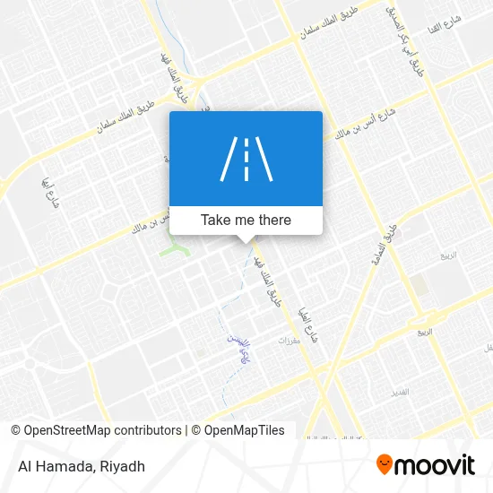 Al Hamada map