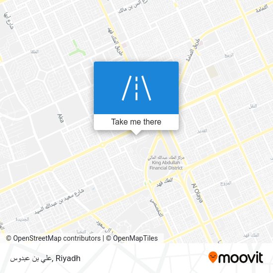علي بن عبدوس map