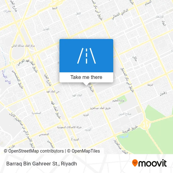 Barraq Bin Gahreer St. map