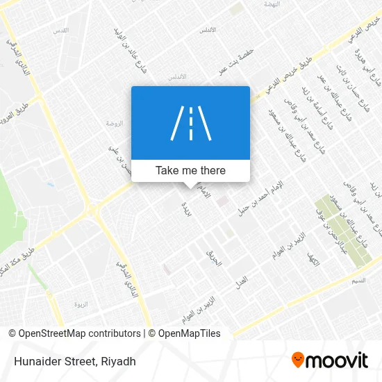 Hunaider Street map
