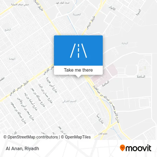 Al Anan map