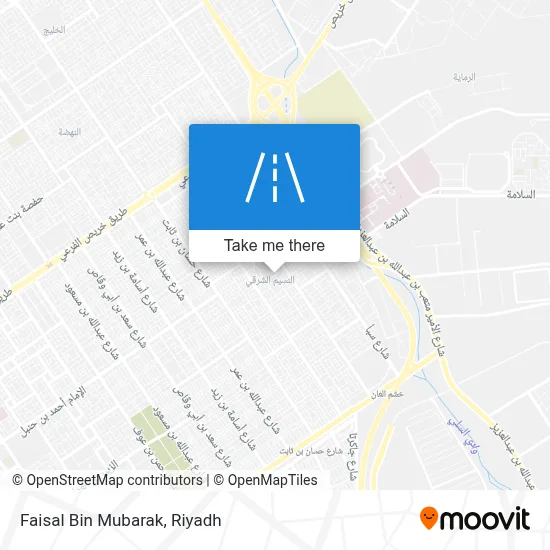 Faisal Bin Mubarak map