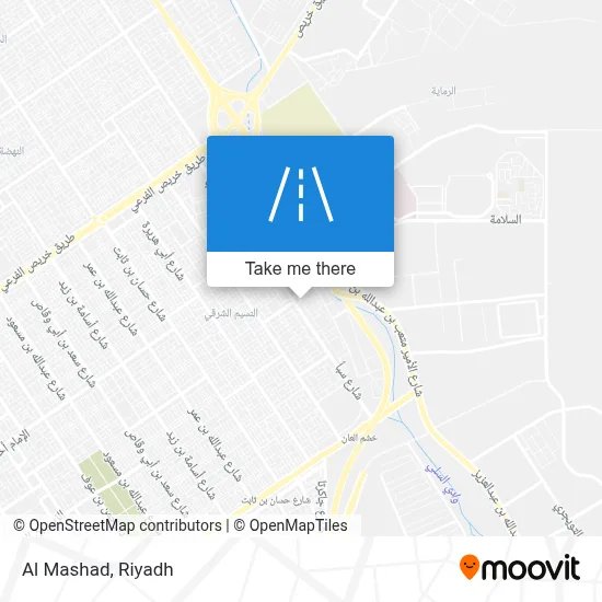 Al Mashad map