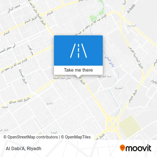 Al Dabi'A map