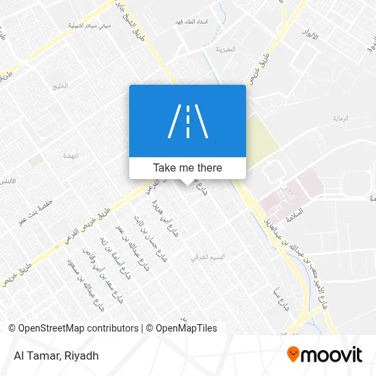 Al Tamar map