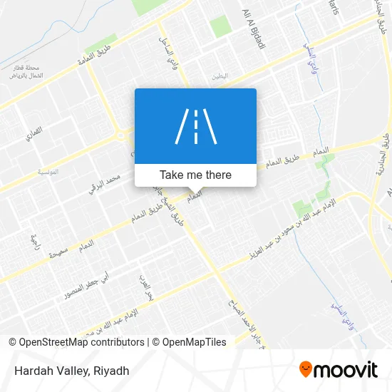 Hardah Valley map