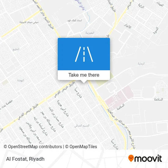 Al Fostat map