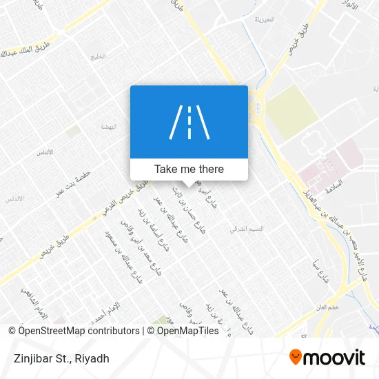 Zinjibar St. map