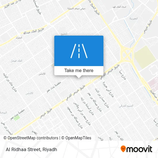 Al Ridhaa Street map