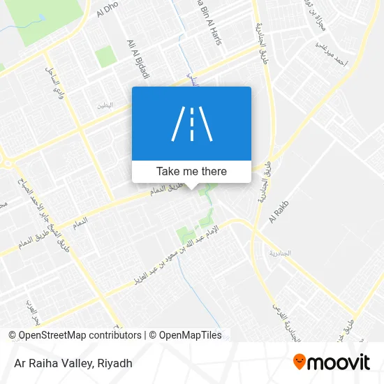 Ar Raiha Valley map