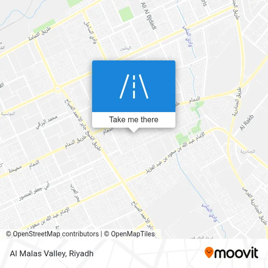 Al Malas Valley map