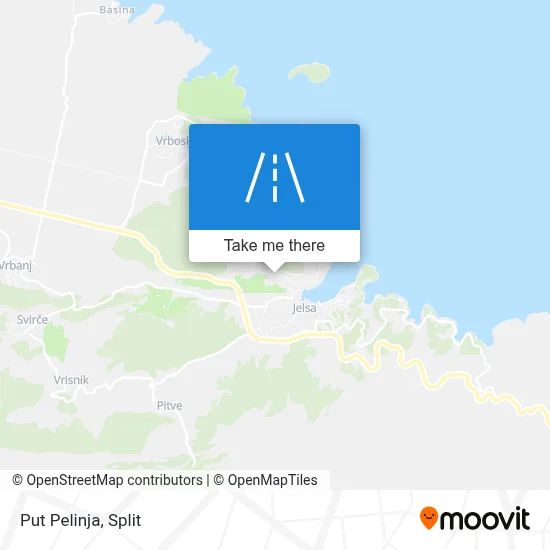 Put Pelinja map
