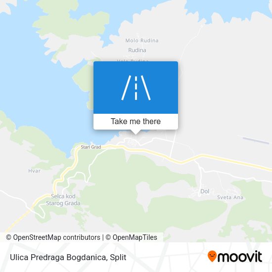 Ulica Predraga Bogdanica map