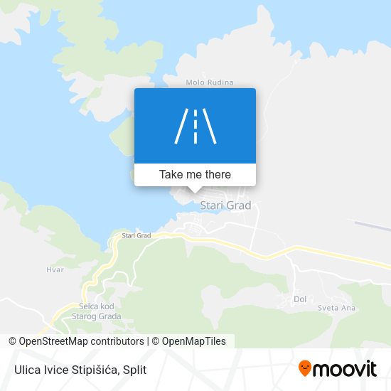 Ulica Ivice Stipišića map