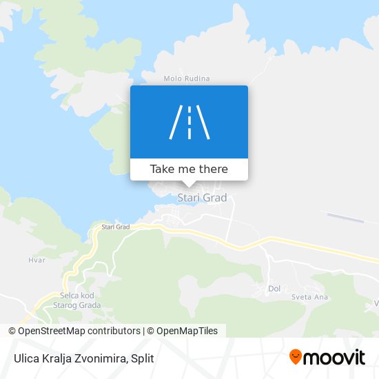 Ulica Kralja Zvonimira map