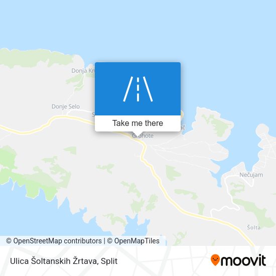 Ulica Šoltanskih Žrtava map