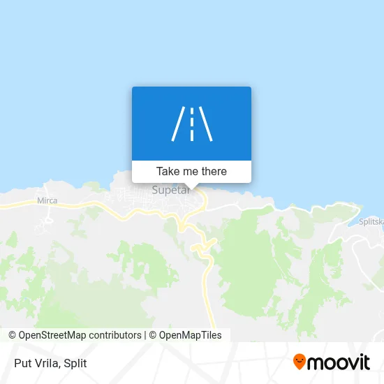 Put Vrila map