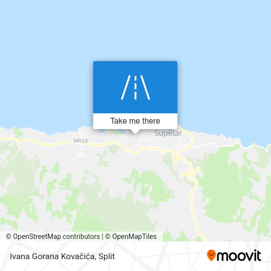 Ivana Gorana Kovačića map