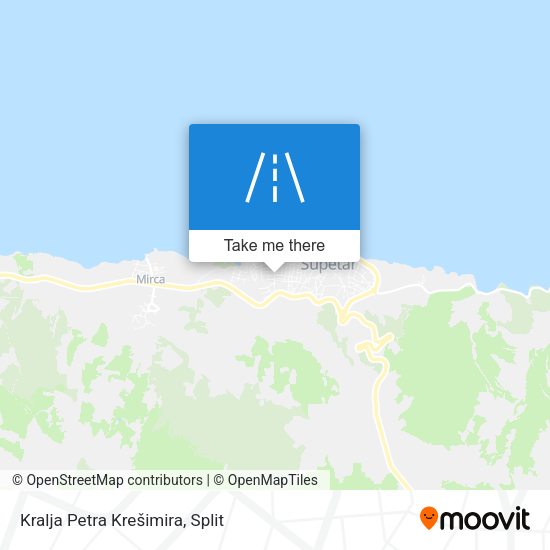 Kralja Petra Krešimira map