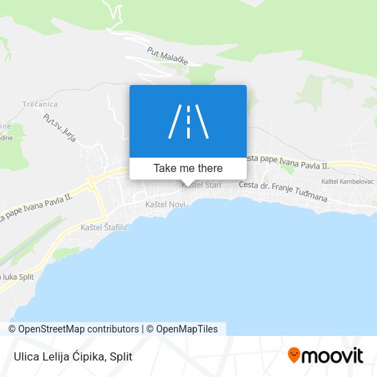 Ulica Lelija Ćipika map
