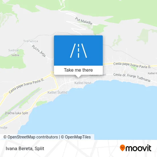 Ivana Bereta map