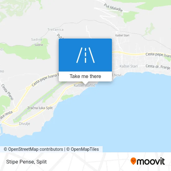 Stipe Pense map
