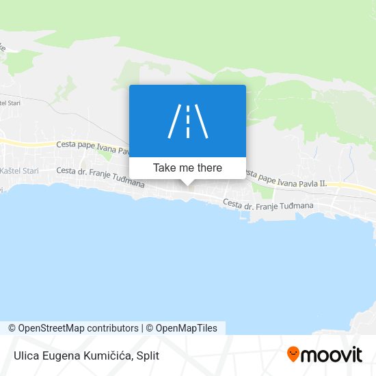 Ulica Eugena Kumičića map