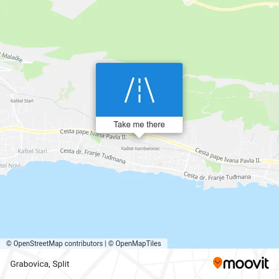 Grabovica map