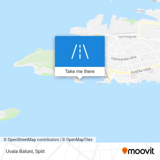 Uvala Baluni map